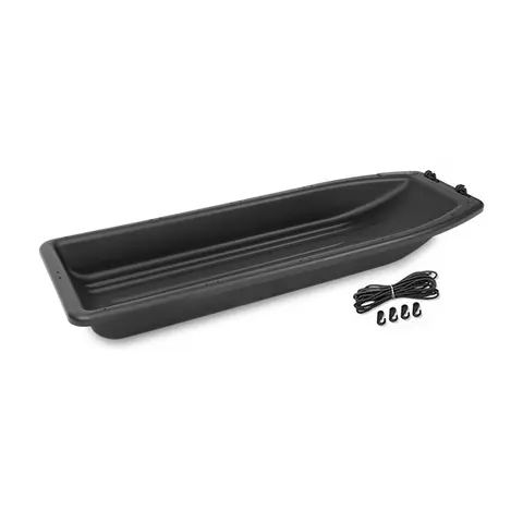 Transportpulk 155 cm med feste og snørin Fjellpulken Transporter 155 Kit Black