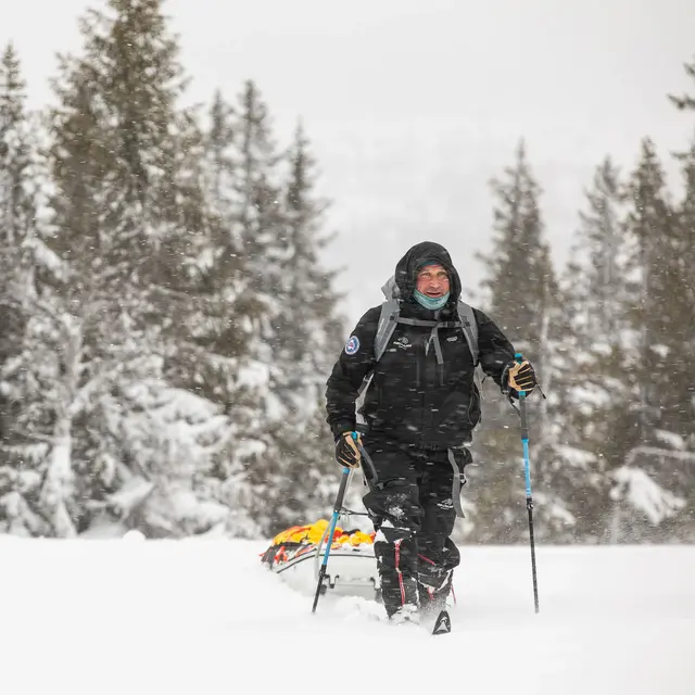 Ekspedisjonspulk 145 cm Fjellpulken Traverse 145 Yellow 