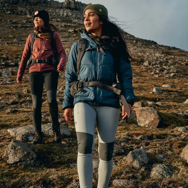 Tights til dame Fjällräven Abisko Värm Tights W 550-048 