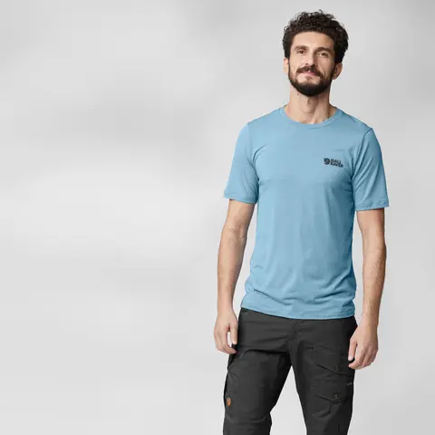 Skjorte til herre Fjällräven Abisko Wool Logo Tee M 114