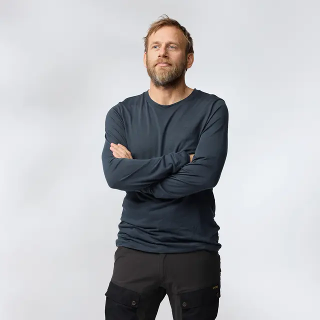 Trøye til herre M Fjällräven Abisko Wool LS M M 555 