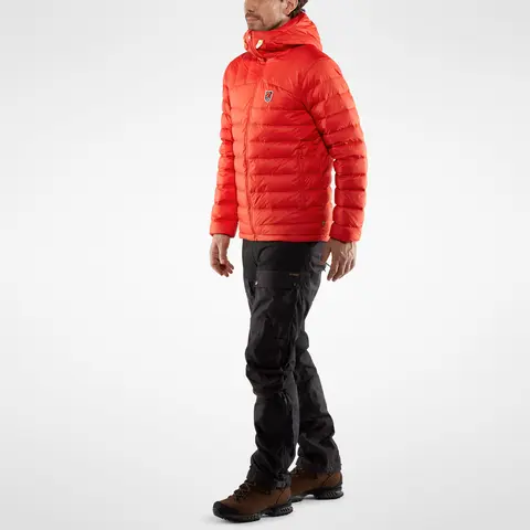 Dunjakke til herre L Fj&#228;llr&#228;ven Expedition Down Hood M L 662