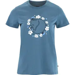 Skjorte til dame XS Fjällräven Fjällblomster Fox Tee W XS 54
