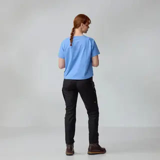 Skjorte til dame Fjällräven Fjällblomster Tee W 452