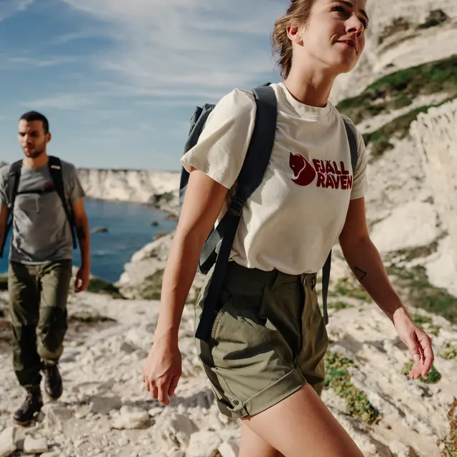 Skjorte til dame Fjällräven Logo Tee W 543 