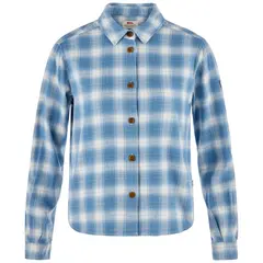 Skjorte til dame XS Fjällräven Övik Boxy Flannel Shirt W XS