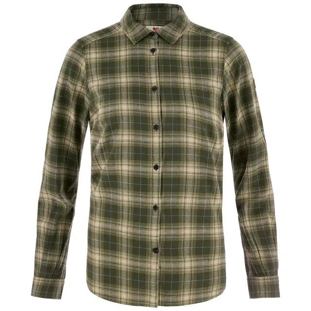 Skjorte til dame XL Fjällräven Övik Flannel W XL 662-118 