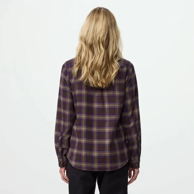 Skjorte til dame XL Fjällräven Övik Flannel W XL 662-118 