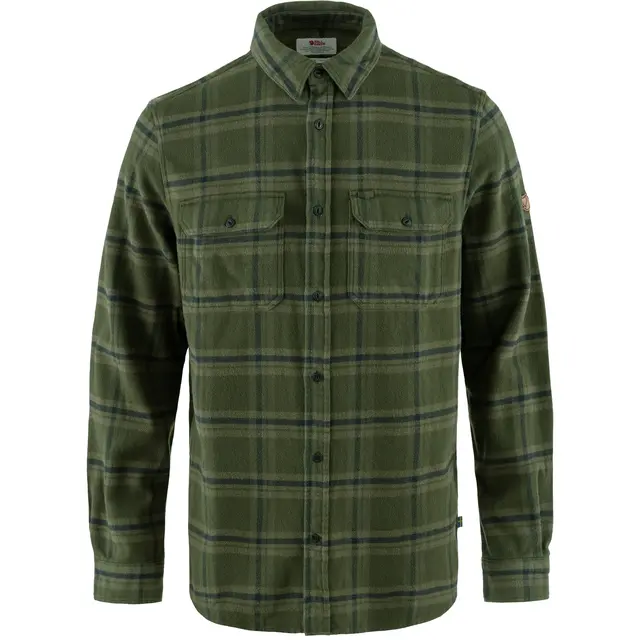 Skjorte til herre Fjällräven Övik Heavy Flannel M 662-625 