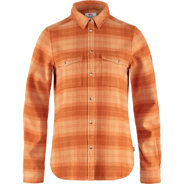 Skjorte til dame Fjällräven Övik Heavy Flannel W 241-242 
