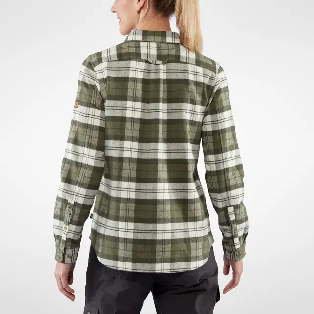 Skjorte til dame Fjällräven Övik Heavy Flannel W 620 
