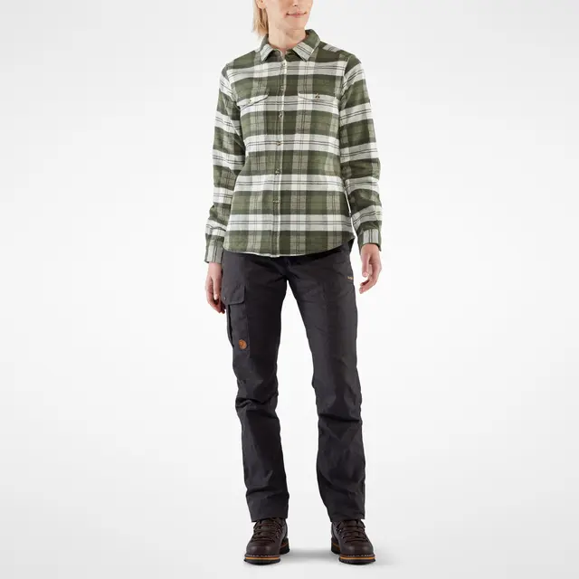 Skjorte til dame Fjällräven Övik Heavy Flannel W 620 