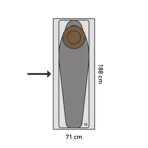 Myggtelt til 1 Frisport Nettingtelt Single MW