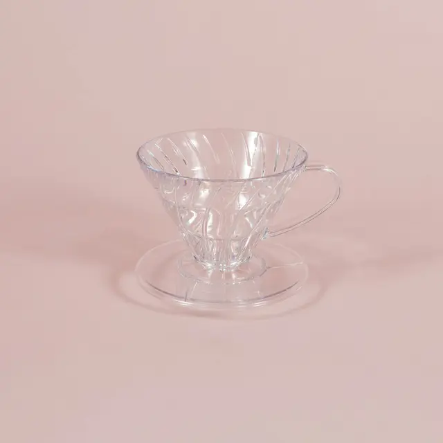 Kaffetrakter S Hario v60 Plastic Dripper #1 Transparent 