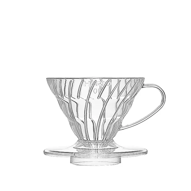 Kaffetrakter S Hario v60 Plastic Dripper #1 Transparent 