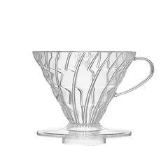 Kaffetrakter M Hario v60 Plastic Dripper #2 Transparent