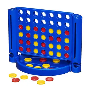 Fire p&#229; rad Hasbro Connect 4 Travel