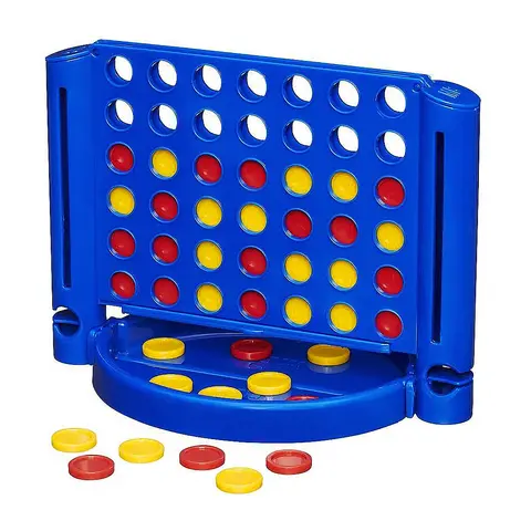 Fire p&#229; rad Hasbro Connect 4 Travel