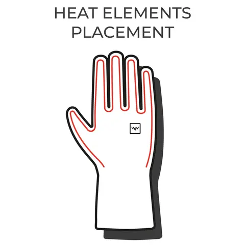 Hansker med varme Heat Experience Everyday Gloves 013