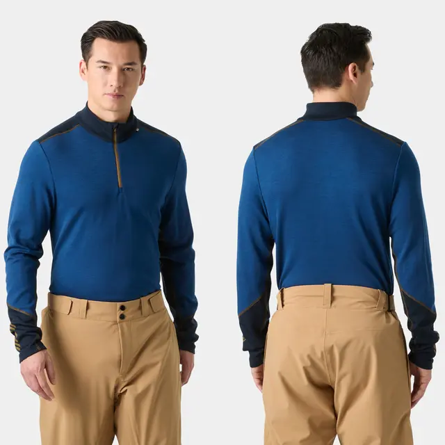 Trøye til herre S Helly Hansen Lifa Merino Mid Zip M S 507 