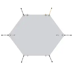 Bunn til Reinsfjell Superlight 2/3 Helsport Footprint Reinsfjell Superlight