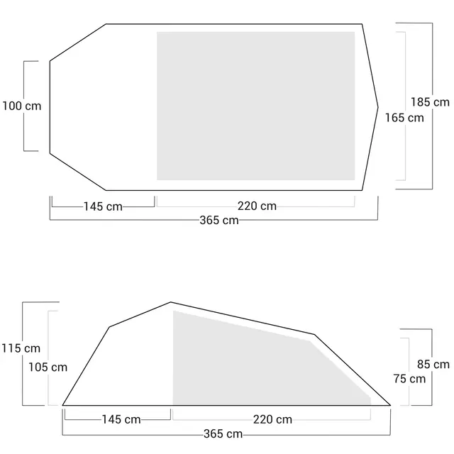 Tunneltelt til 3 Helsport Pro Vidda 3 67310 