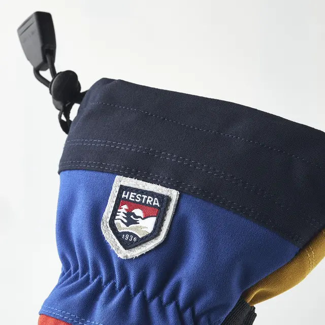 Skivotter til junior 6–7 år Hestra Army Leather Heli Ski Mitt Jr 4 5 
