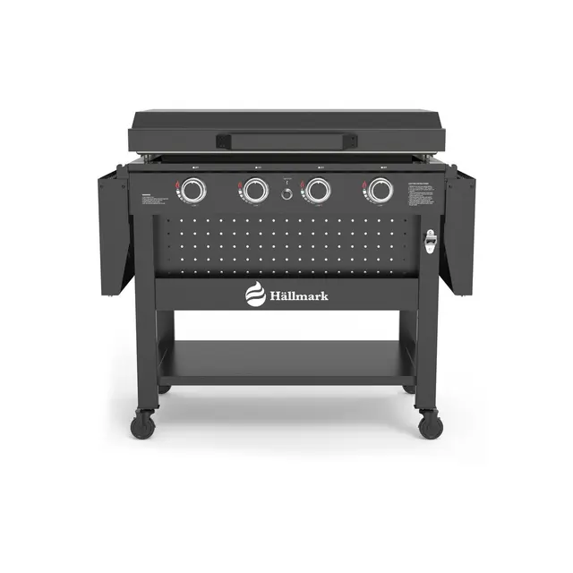 Stekebord 16 kW Hällmark Griddle med 4 brennere 