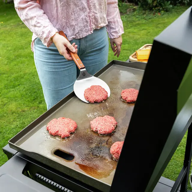 Stekebord 16 kW Hällmark Griddle med 4 brennere 