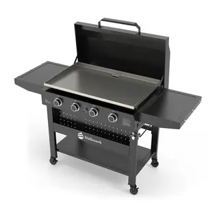 Stekebord 16 kW Hällmark Griddle med 4 brennere