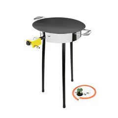 Stekehelle med gassbrenner 6,5 kW H&#228;llmark Set &#216; 48 cm