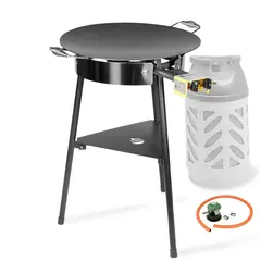 Stekehelle med gassbrenner 11 kW Hällmark Set 2 Ø 58 cm