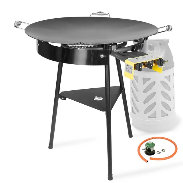 Stekehelle med gassbrenner 21 kW Hällmark Set 2 Ø 78 cm 