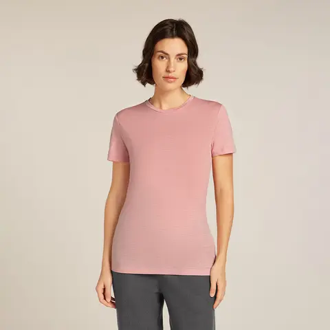 Skjorte til dame Icebreaker Merino Tech Lite Tee W Blush