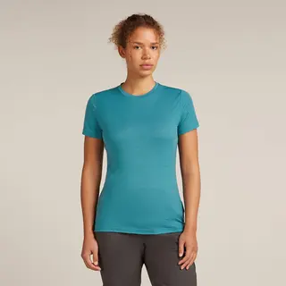 Skjorte til dame Icebreaker Merino Tech Lite Tee W Topaz