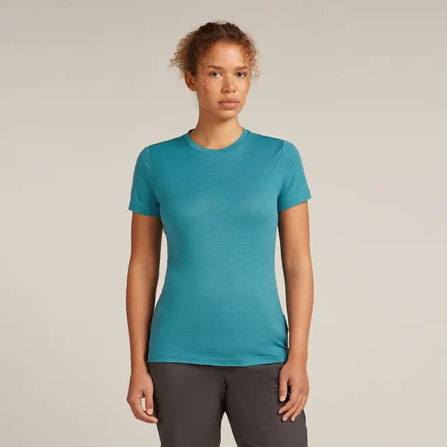 Skjorte til dame S Icebreaker Merino Tech Lite Tee W S Topa 