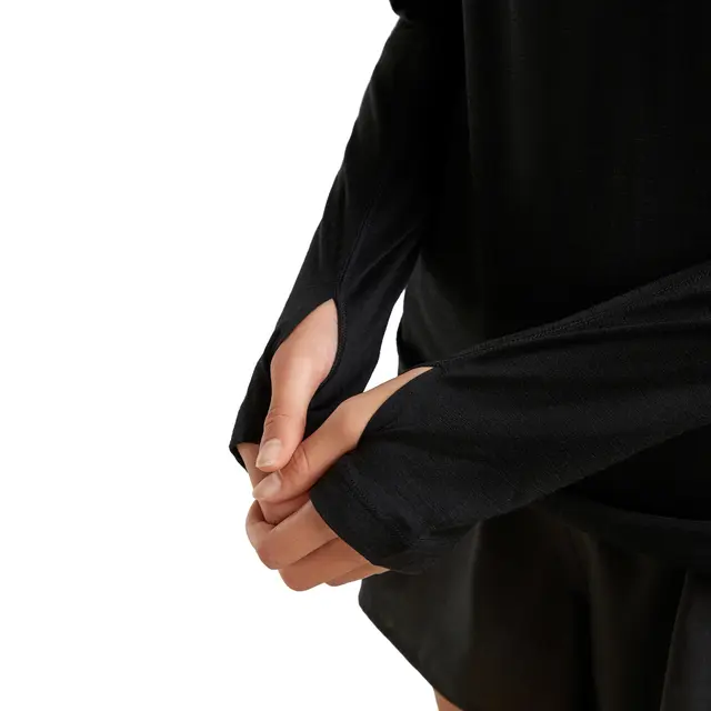 Hettegenser til dame S Icebreaker Merino Ace Hood W S 001 