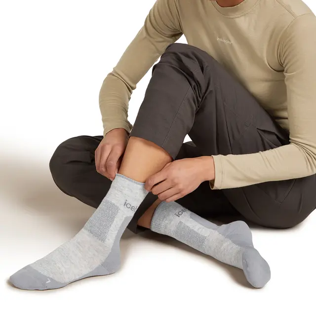 Sokker til dame 35–37 Icebreaker Merino Hike+ Crew W S 0HN 