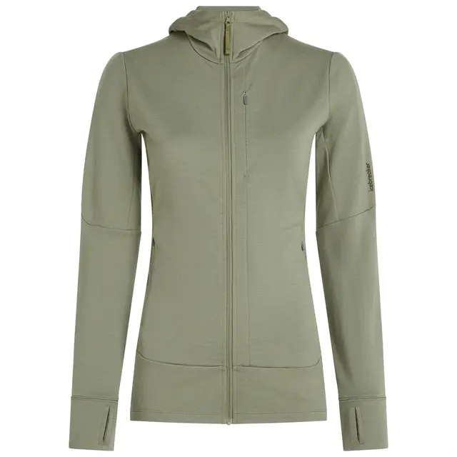 Hettejakke til dame S Icebreaker Merino Quantum Hood W S Liche 