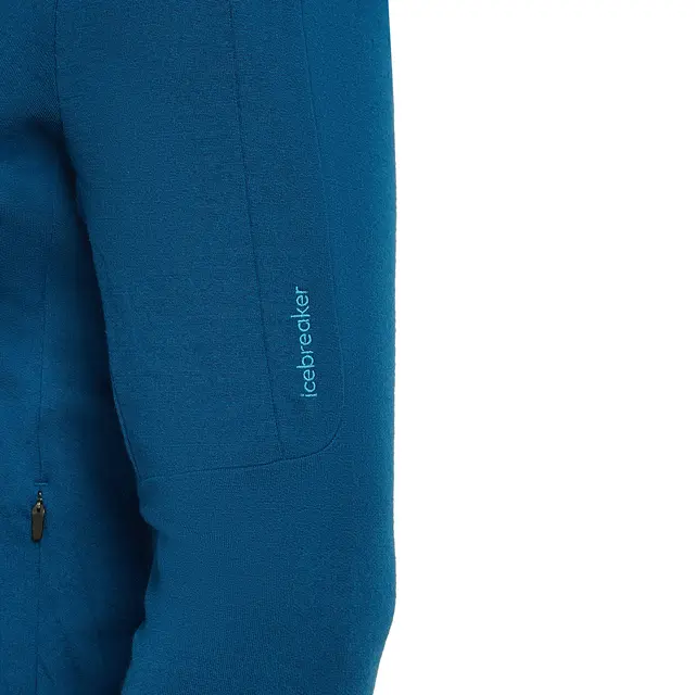 Hettejakke til herre S Icebreaker Merino Quantum Hood M S 0GP 