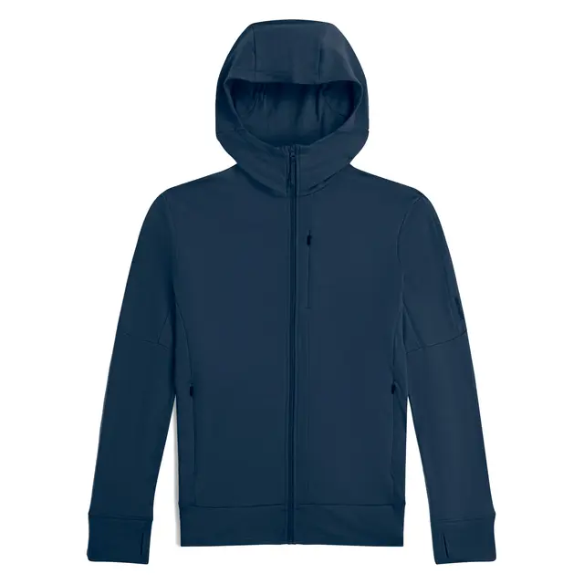 Hettejakke til herre S Icebreaker Merino Quantum Hood M S 0GP 