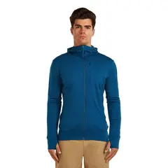Hettejakke til herre Icebreaker Merino Quantum Hood M 0GP