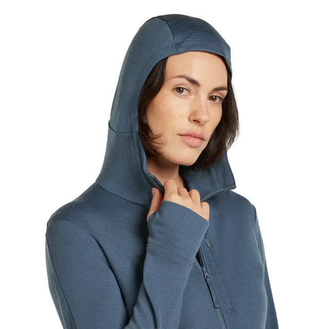 Hettejakke til dame XS Icebreaker Merino Quantum Hood W XS A76 