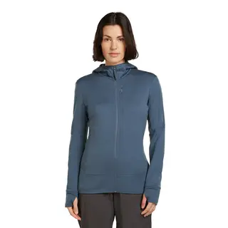 Hettejakke til dame Icebreaker Merino Quantum Hood W A76