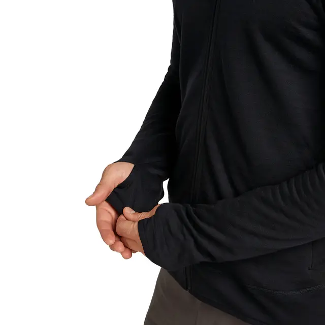 Jakke til herre S Icebreaker Merino Realfleece Zip M S 001 