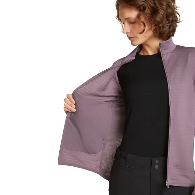 Jakke til dame L Icebreaker Merino RealFleece Zip W L Gre 