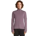 Jakke til dame Icebreaker Merino Realfleece Zip W GreyP