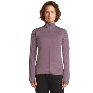 Jakke til dame Icebreaker Merino Realfleece Zip W GreyP