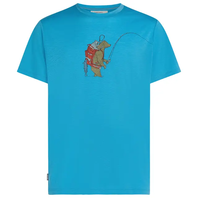 Skjorte til herre S Icebreaker Merino TechLite Tee M S 0A0 B 