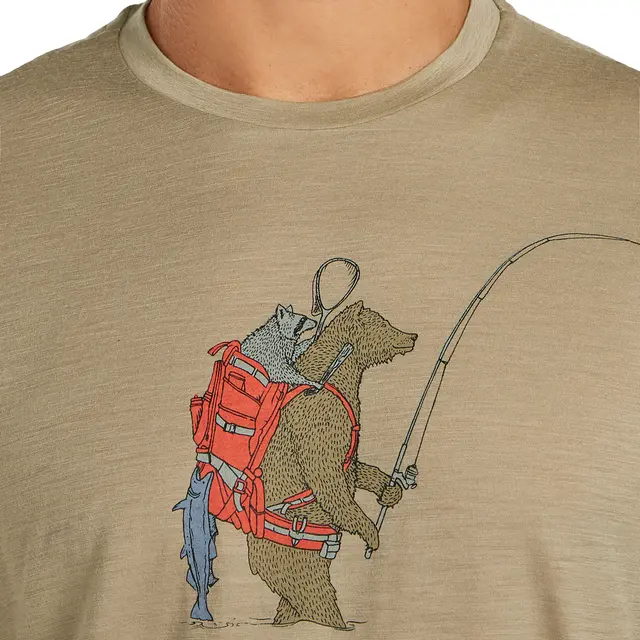 Skjorte til herre S Icebreaker Merino TechLite Tee M S 0GX B 